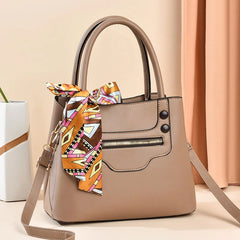 Silk Scarf Large-capacity Handbag All-match Shoulder Bag Women