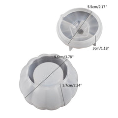 Halloween Pumpkin Jewelry Box Resin Mold with Lid