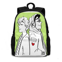 Boyf Riends School Bag Big Capacity Backpack Laptop 15 Inch Be More Chill