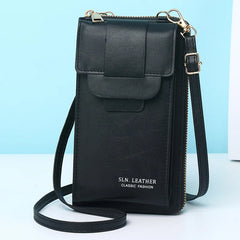 Women's Cellphone Wallet Shoulder Bag Messenger Bag PU Leather Crossbody Purse