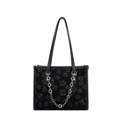 Canvas Women's Shoulder Bag Chain Crossbody Bag Handbag