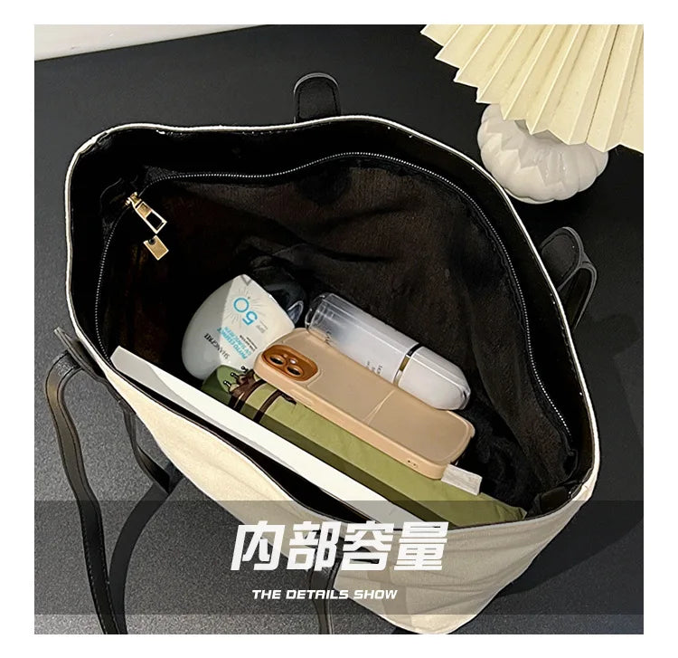 Canvas Women's Crossbody Flap Handbag
