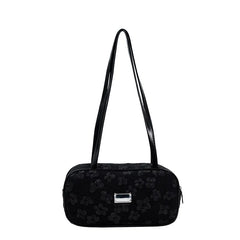 Canvas Women's Shoulder Bag Crossbody Bag Small Square Handbag