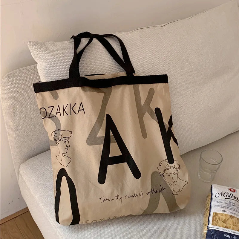 Canvas Women's Shoulder Bag Large Handbag