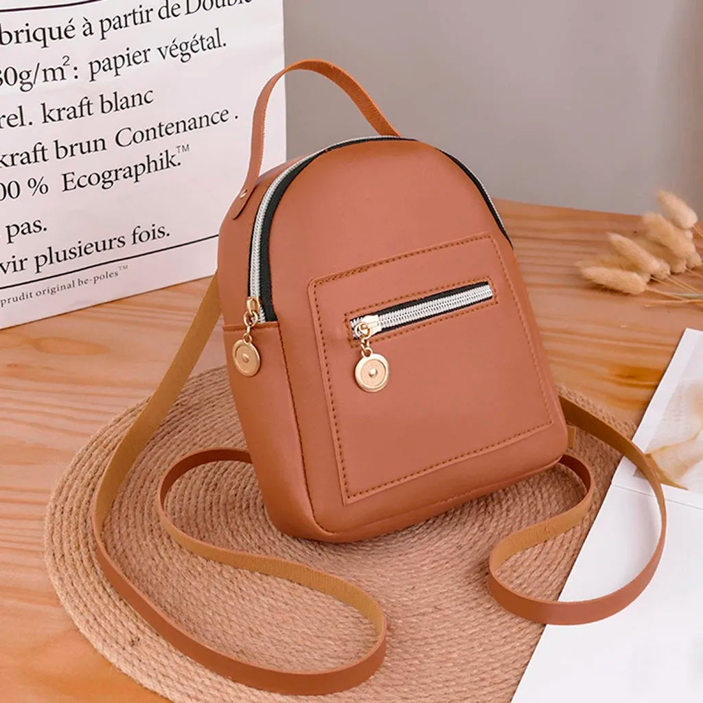 Women Backpack Mini Soft Touch Small Backpack Female Ladies Shoulder Bag