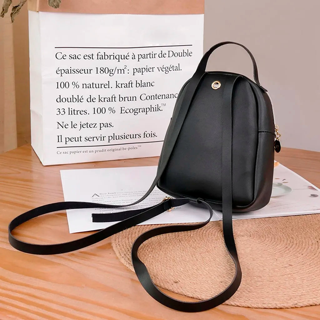 Women Backpack Mini Soft Touch Small Backpack Female Ladies Shoulder Bag