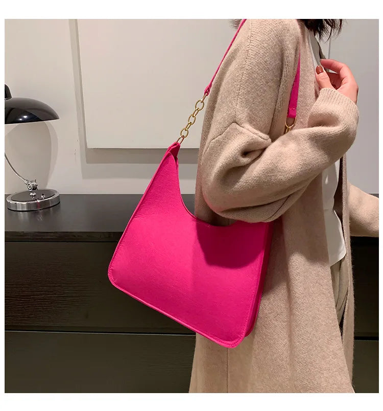 Felt Women's Shoulder Bag Crossbody Bag Handbag