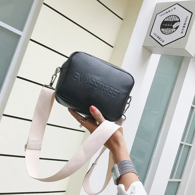 Leather Women Bag Ladies Shoulder Messenger Bags Handbag Letter Fu2026