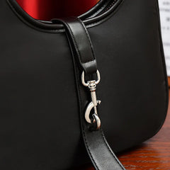 Nylon Shoulder Bag Crossbody Handbag with Lock