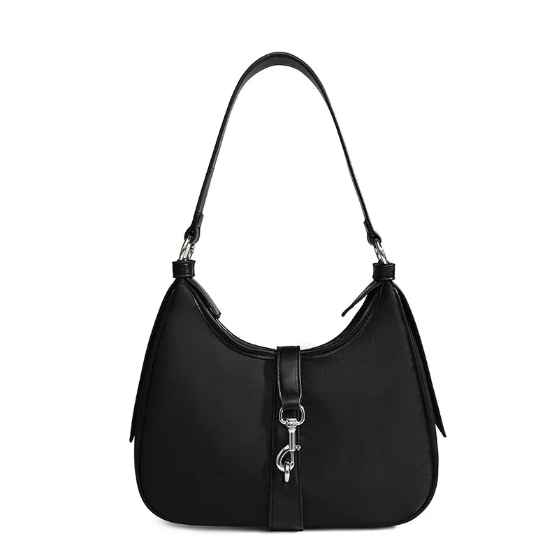 Nylon Shoulder Bag Crossbody Handbag with Lock