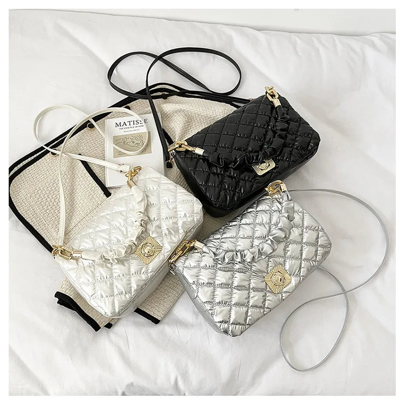 Nylon Women's Shoulder Bag Crossbody Handbag