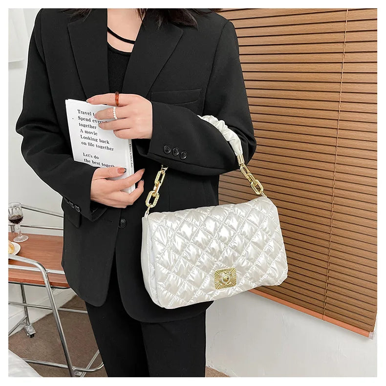 Nylon Women's Shoulder Bag Crossbody Handbag