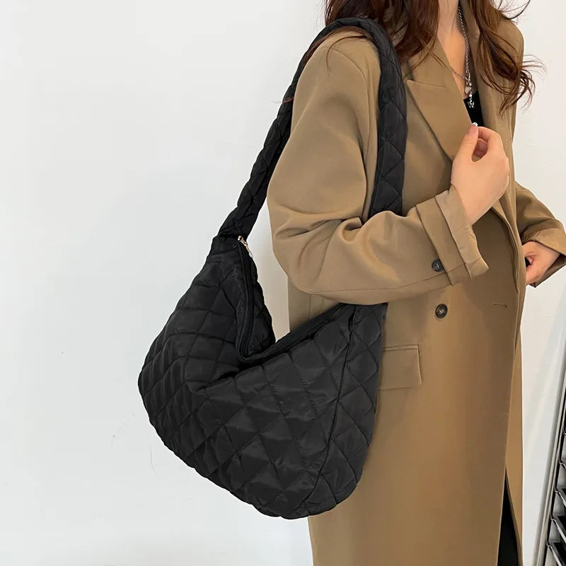 Nylon Women's Crossbody Bag Flap Handbag