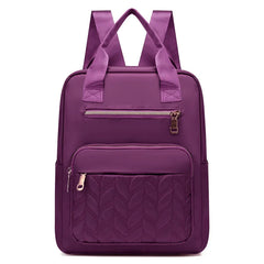 Nylon Women's Backpack School Bag Large Capacity Travel Bag