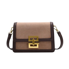 PU Leather Women's Crossbody Bag Retro Messenger Bag
