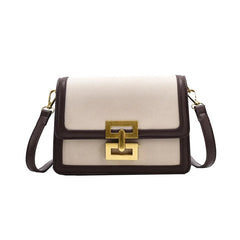 PU Leather Women's Crossbody Bag Retro Messenger Bag