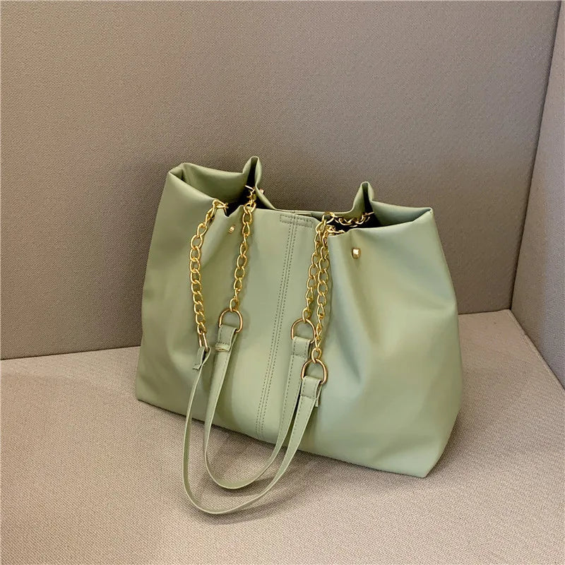 PU Leather Women's Shoulder Bag Chain Crossbody Bag Handbag