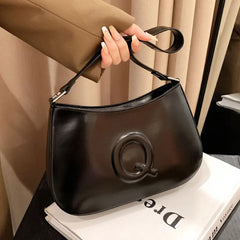 Stylish PU Leather Crossbody Bag with Colorful Strap