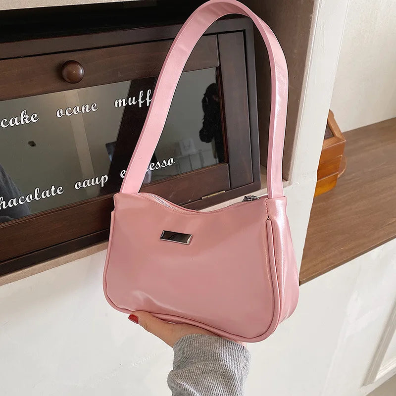 PU Leather Women's Shoulder Bag Crossbody Small Square Handbag