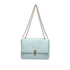 Plaid Quilted Women's Shoulder Bag Chain Crossbody Bag