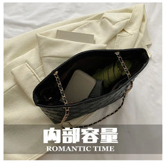 Quilted Shoulder Bag Chain Crossbody Handbag