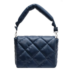 Plaid Quilted Shoulder Bag Crossbody Handbag