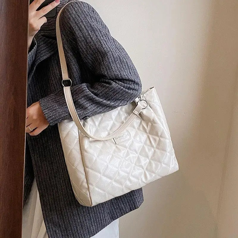 Plaid Quilted Women's Shoulder Bag Crossbody Bag