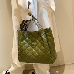 Plaid Quilted Women's Shoulder Bag Crossbody Bag