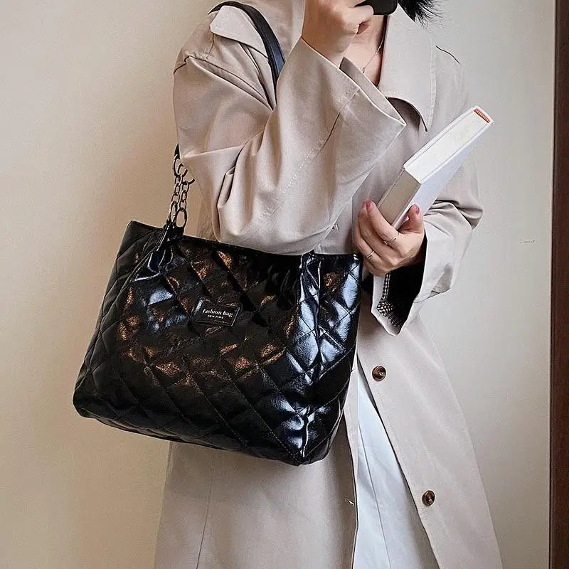 Plaid Quilted Women's Shoulder Bag Crossbody Bag