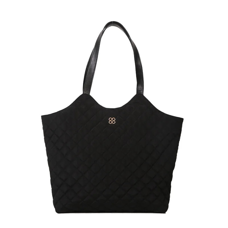 Quilted Padding Women's Shoulder Bag Crossbody Large Flap Handbag