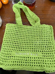 Hollow out Crossbody Bag Knitted Light Tote Handbag