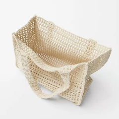 Hollow out Crossbody Bag Knitted Light Tote Handbag