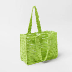Hollow out Crossbody Bag Knitted Light Tote Handbag