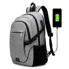 USB Charge Oxford Backpack Laptop Bag for Teenagers Men Women