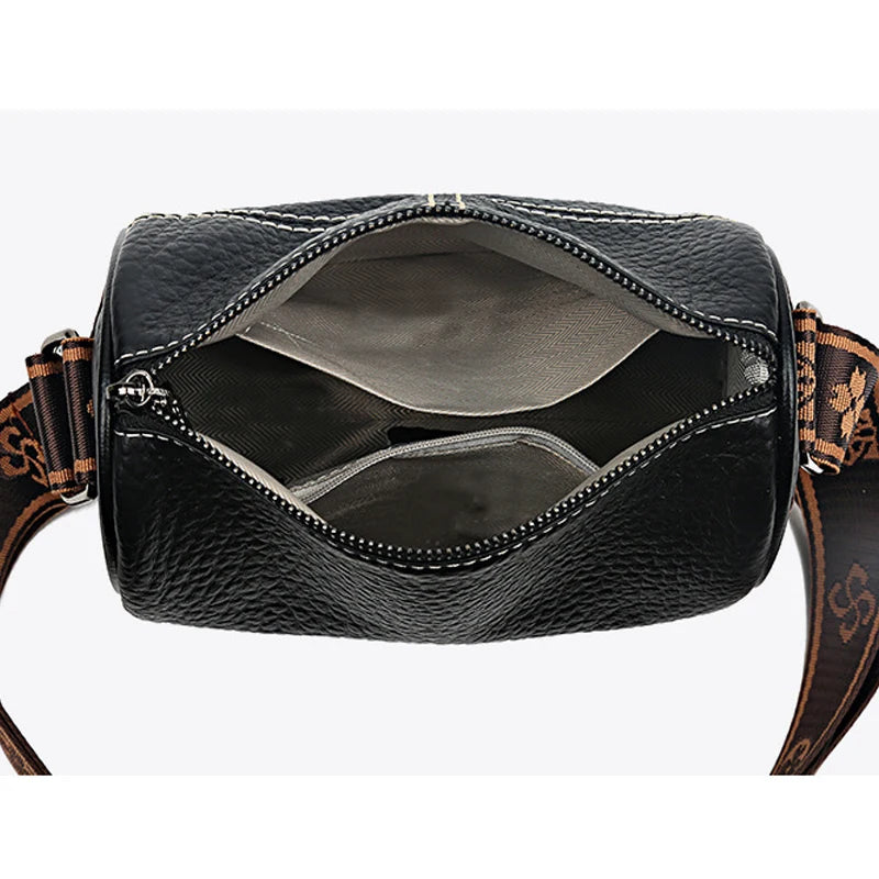 Quilted Sling Handbags Leather Pillow Tote Lady Shoulder Crossbody Bags