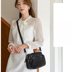 Women's Leather Shoulder Messenger Bag Lady Casual Tote Vintage Purse