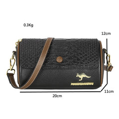 Vintage Leather Handbag for Women Tote Shoulder Bag