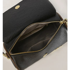 Vintage Leather Handbag for Women Tote Shoulder Bag
