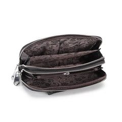 Leather Women Wallets Long Zipper Wallet Ladies Clutch Bag