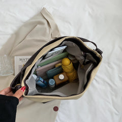 Large Capacity Canvas Shoulder Bags for Women Soft Crossbody Bags