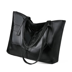 High Leather Big Pocket Casual Handbag Women Handbag Shoulder Bag