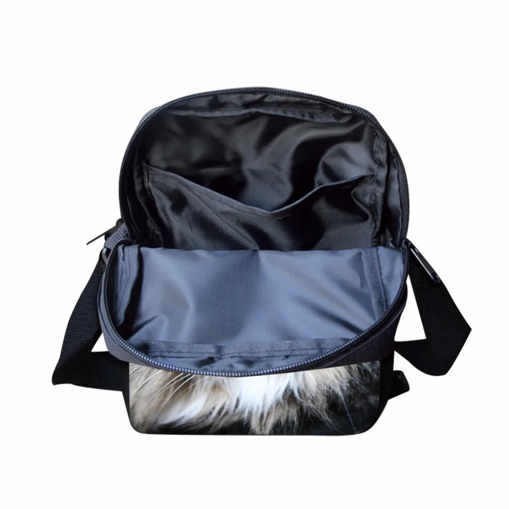 Kids Messenger Bags for Women Handbag Squirrel owl Ladies Girls Crossbody Bag