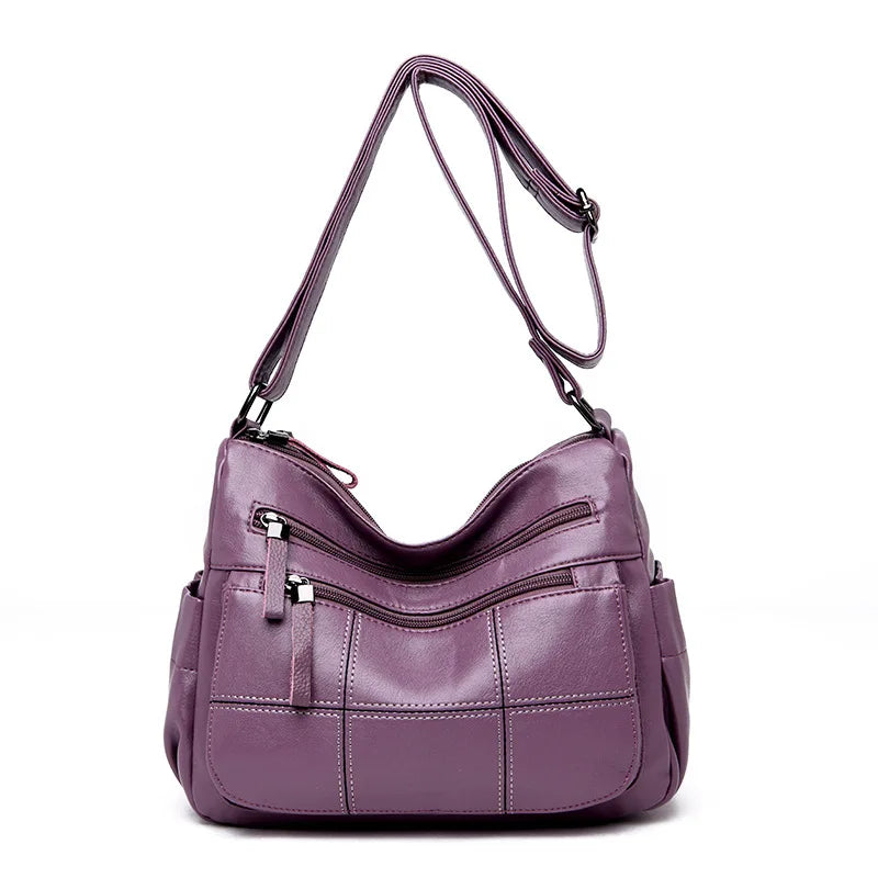 Leather Shoulder Messenger Bags for Women