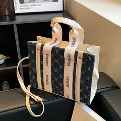 Large Capacity Denim Shoulder Bag for Women