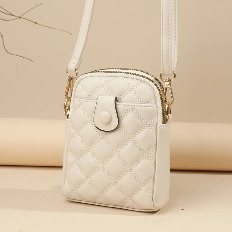 Clutch Bag Ladies High Leather Small Phone Bag Shoulder Crossbody Bags