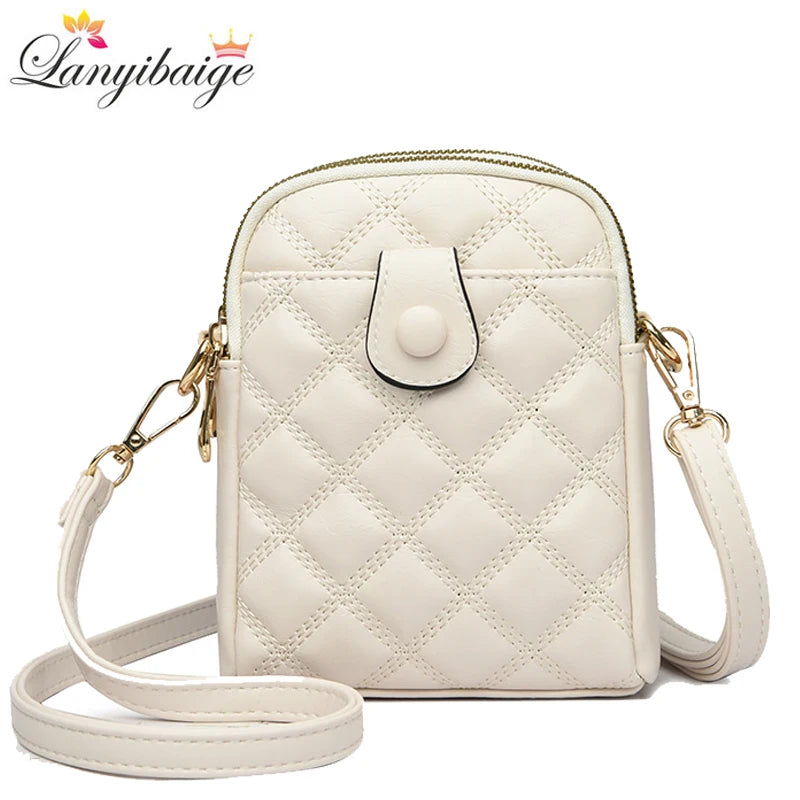 Clutch Bag Ladies High Leather Small Phone Bag Shoulder Crossbody Bags