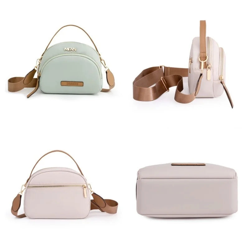 Nylon Crossbody Bag for Women Classic Shoulder Purse