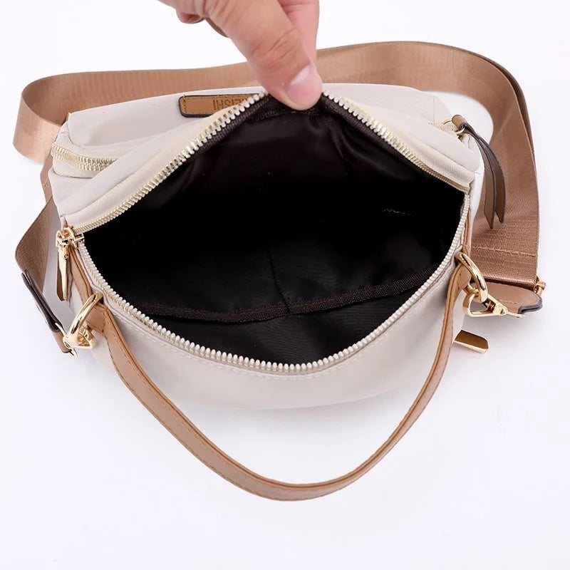 Nylon Crossbody Bag for Women Classic Shoulder Purse