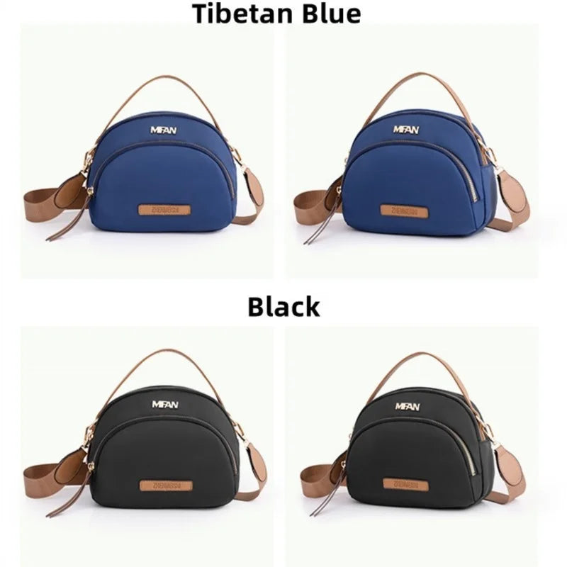 Nylon Crossbody Bag for Women Classic Shoulder Purse