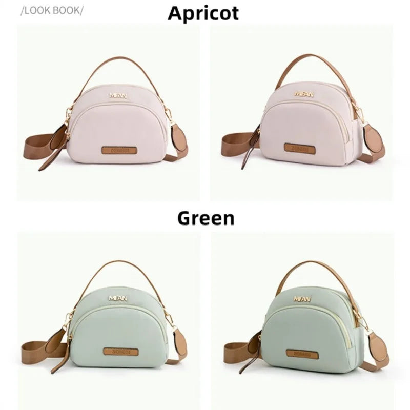 Nylon Crossbody Bag for Women Classic Shoulder Purse